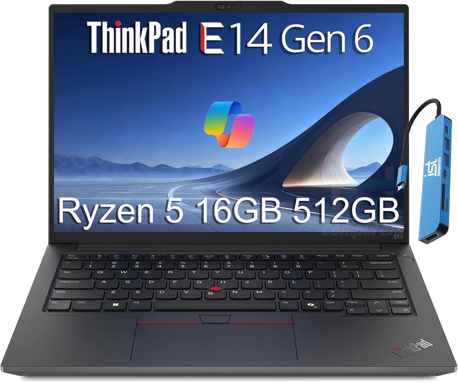 Lenovo - Upgraded - ThinkPad E14 Gen 6 14 in FHD+ - AMD Ryzen 5 7535U - 16GB RAM