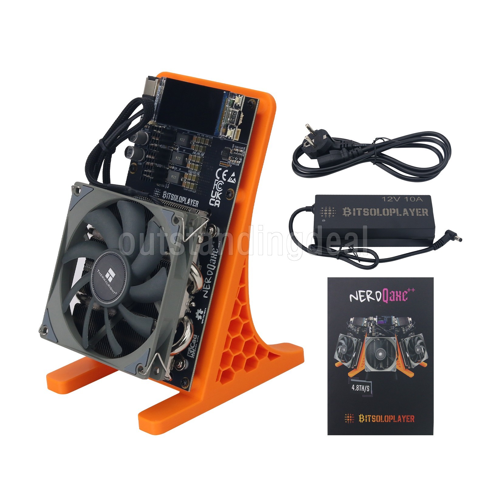 NerdQaxe++ 4.8TH/s ASIC Miner BTC Miner Home Miner (Wifi Connection) os67