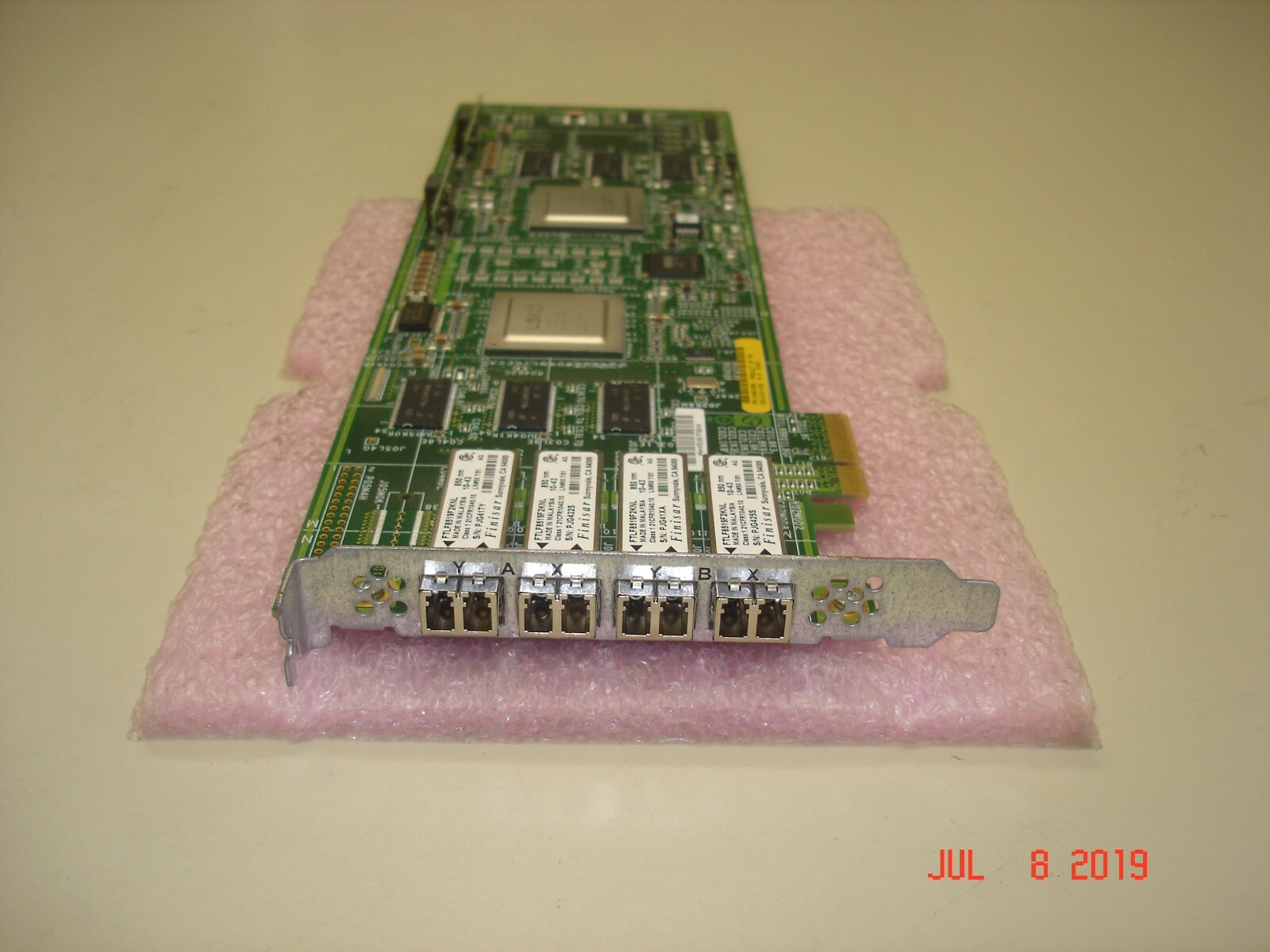 AH597BX HP 4 PORT PCI-E 4GB FIBER CHANNEL HOST BUS ADAPTER MODULE 531312-002