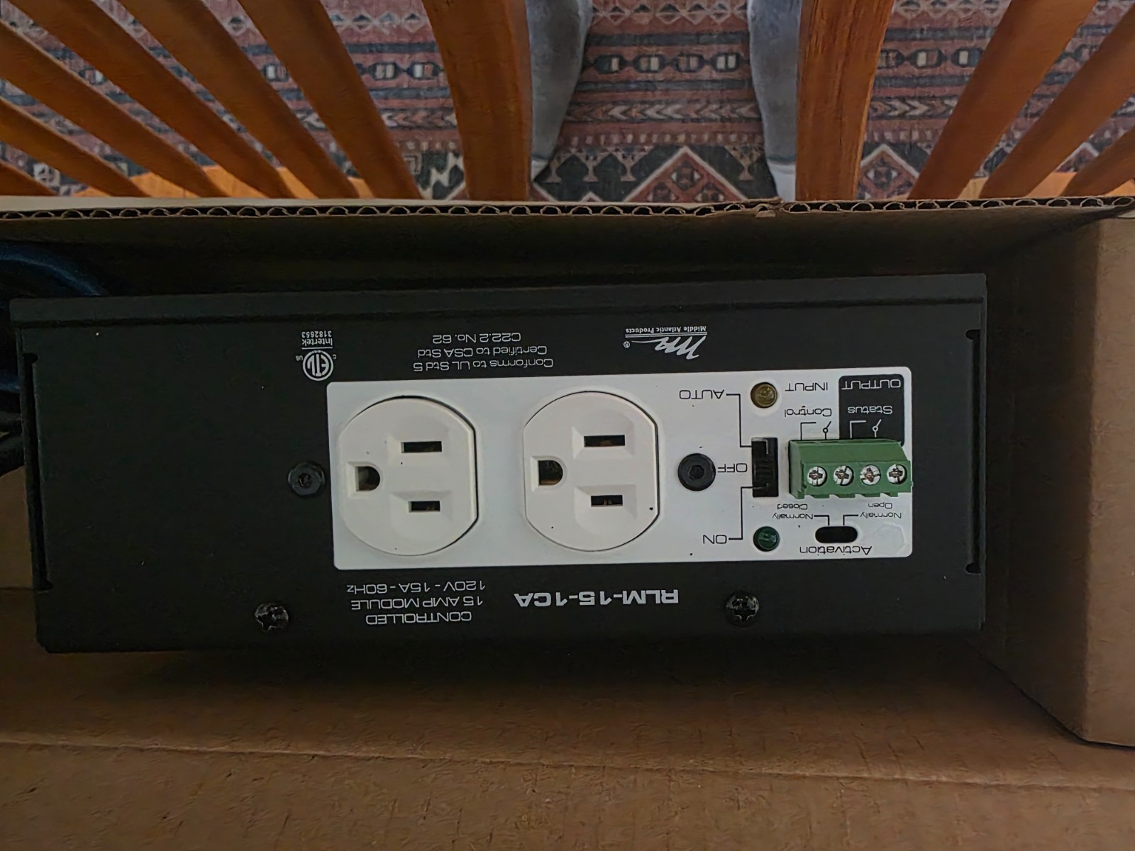 Middle Atlantic Products  RLM-15-1CA Controlled Module
