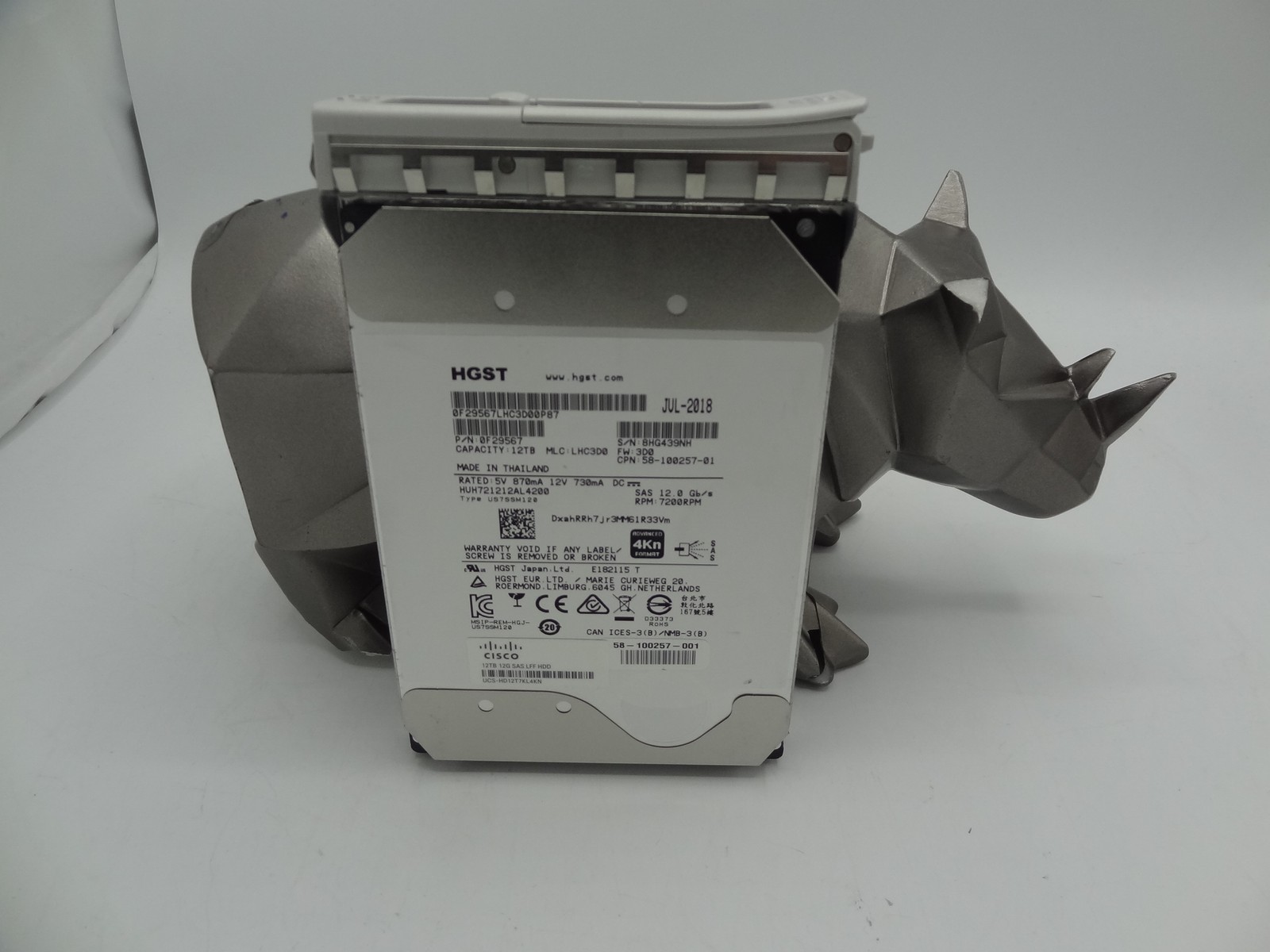 UCS-HD12T7KL4KN CISCO 12TB 7.2K 3.5INCH 12G SAS HDD