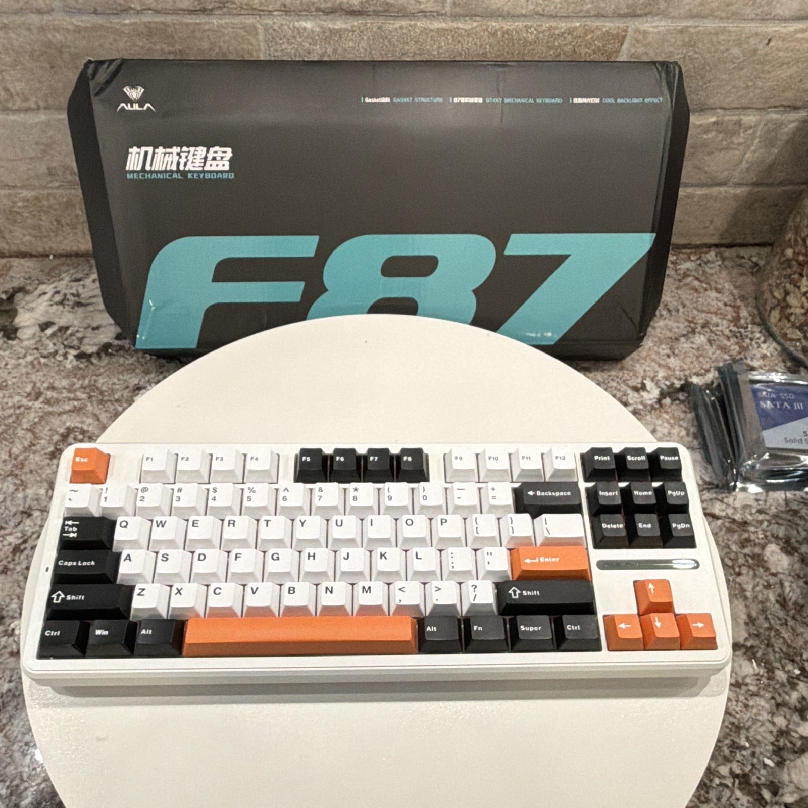 F87 Mechanical Gaming Keyboard 87 Key Compact TKL Computer Keyboard