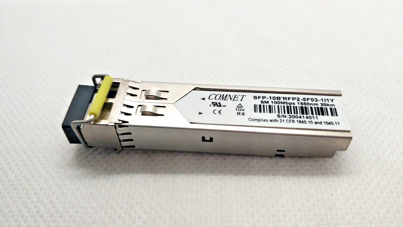 ComNet SFP-10B RFP2-5F03-1I1Y 100Mbps Single Mode 1550nm 1310nm 20km Transceiver