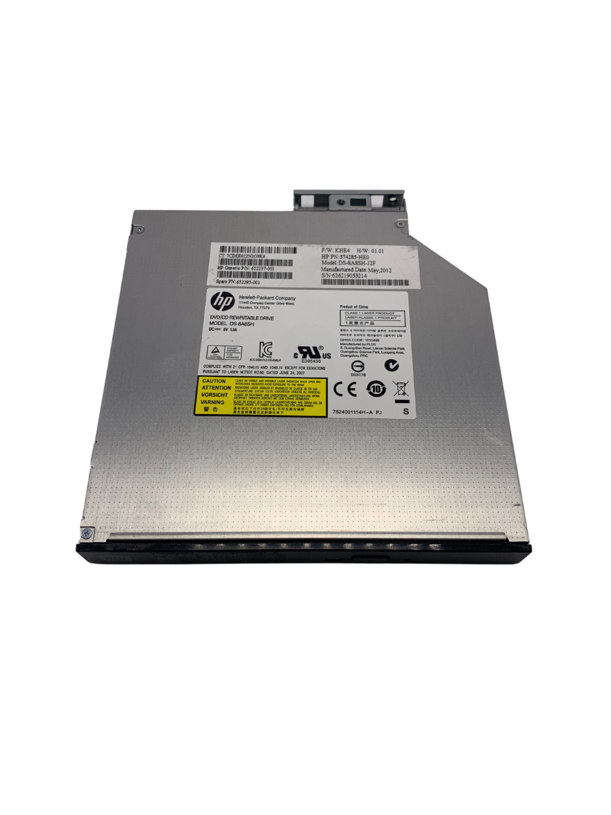 HP 652295-001 DVD-RW 12.7MM SATA G8 zxgf
