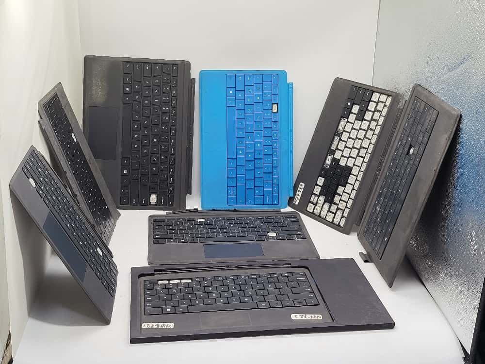 LOT OF 8 Genuine Microsoft Surface Pro Cover Keyboard AS IS  UNTESTED  READ
