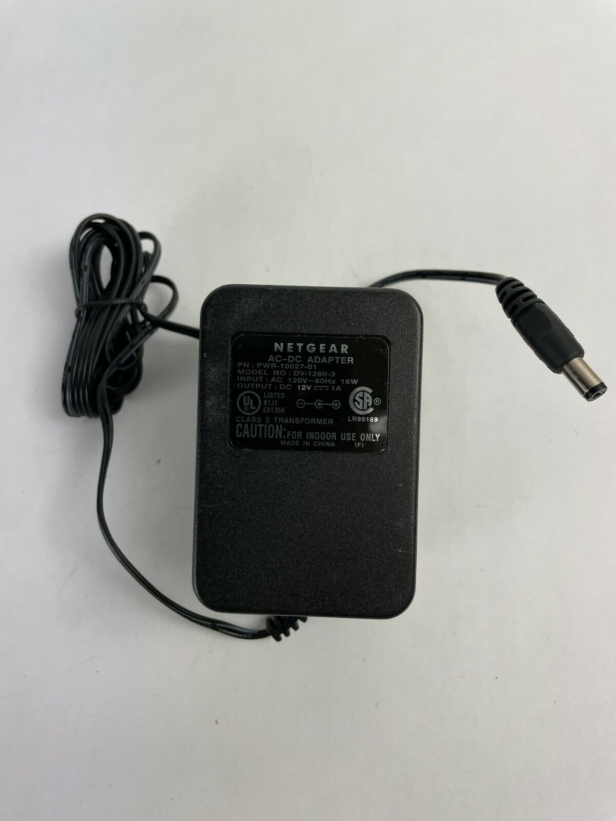 Genuine NetGear PWR-10027-01 Ac Adapter Output 12 V 1 A Power Supply Adapter A91