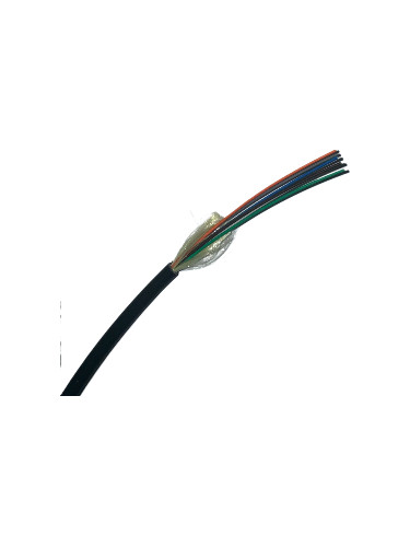 1200ft - 6 Strand Singlemode Indoor/Outdoor SMF-28 Riser Rated Fiber Optic Cable