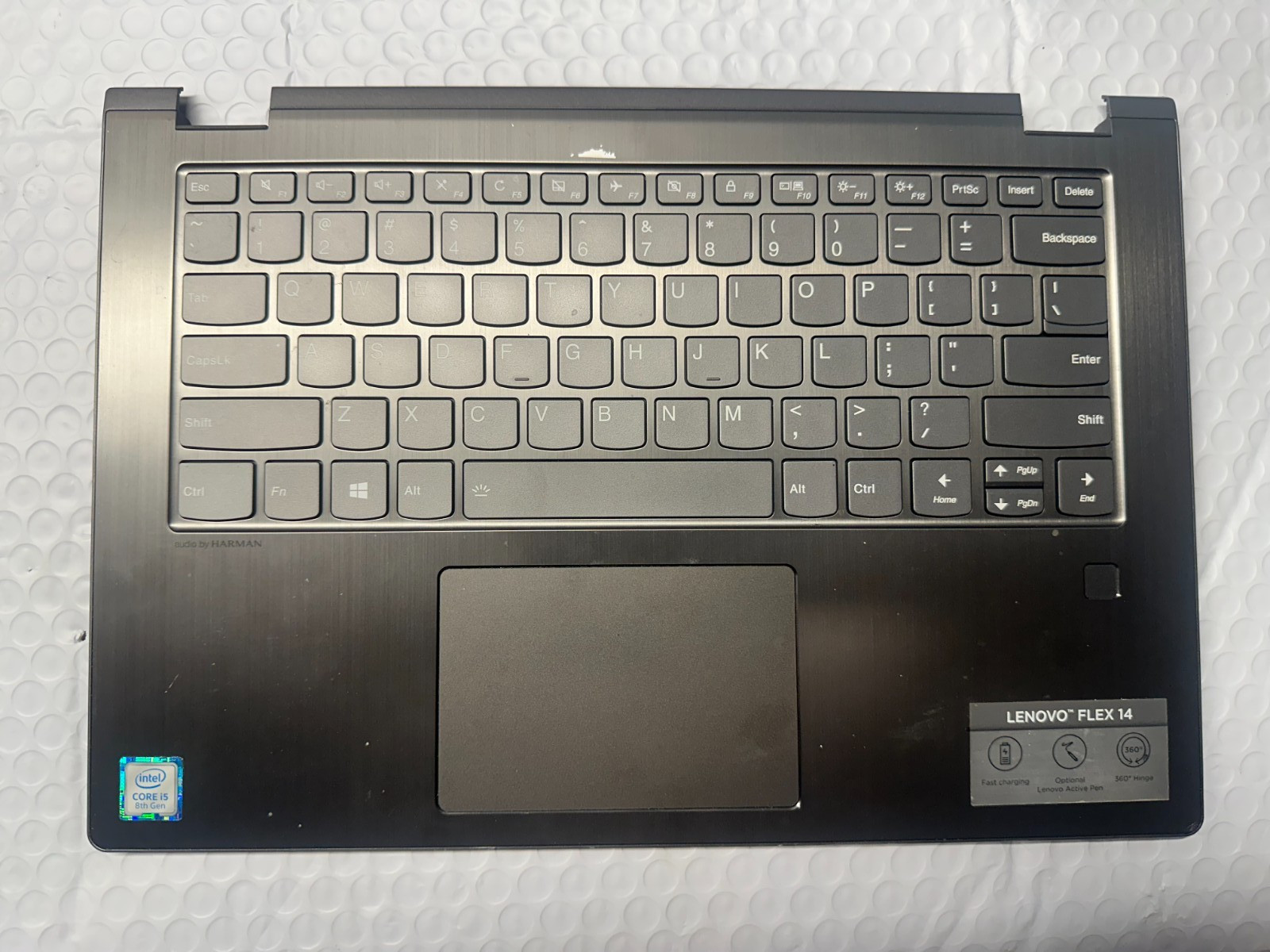 Lenovo Flex 6-14IKB palrmest touch pad keyboard backlit