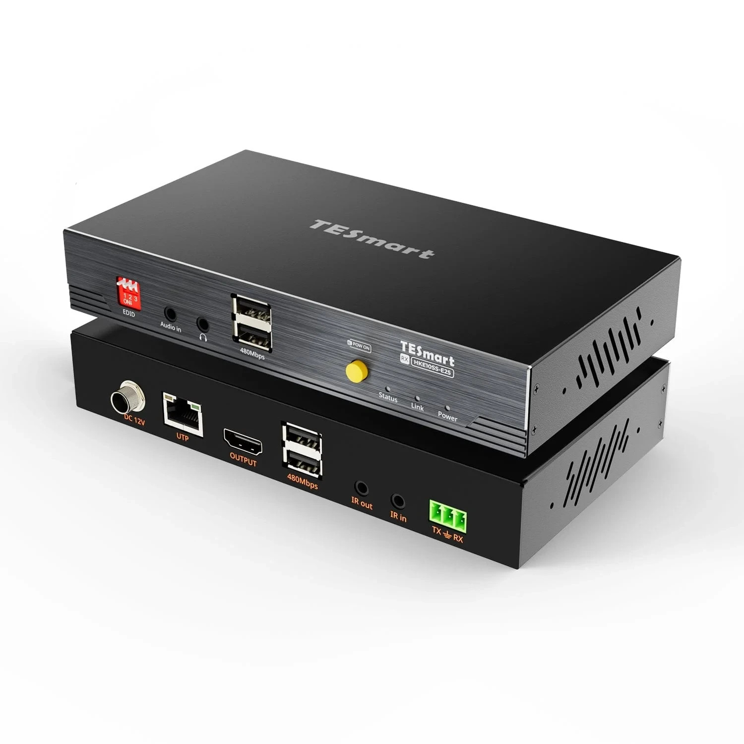 TESmart HDMI KVM Extender 100m PoE Powered - Remote Power - NEW - 