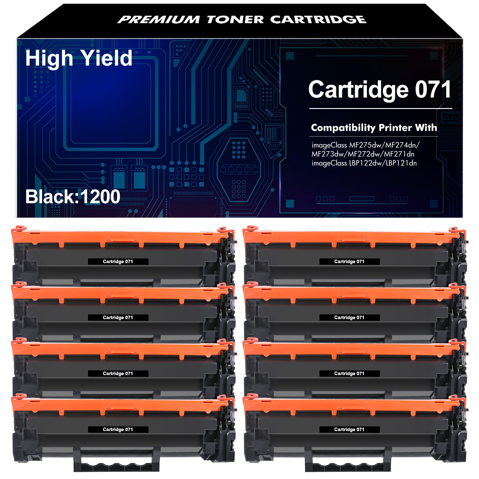 CRG-071 Toner Fits For Canon 071 imageClass LBP121dn MF272dw MF273dw MF274dn LOT