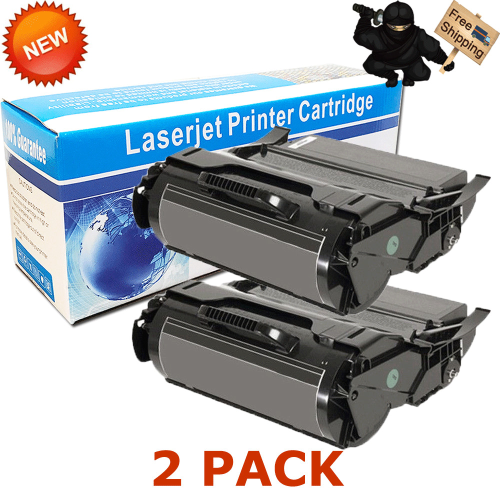 2PK T650H11A Toner for Lexmark High Yield T650 T652 T650DTN T650N T654DTN T656DN