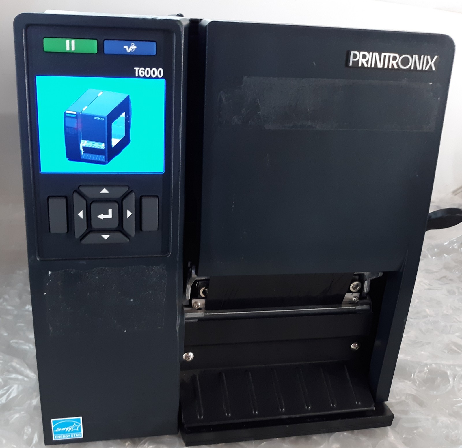 Printronix T6000 PTXTHM104 Ver.T6304 Thermal Printer w/ Cord+USB 2.0 *UNTESTED*