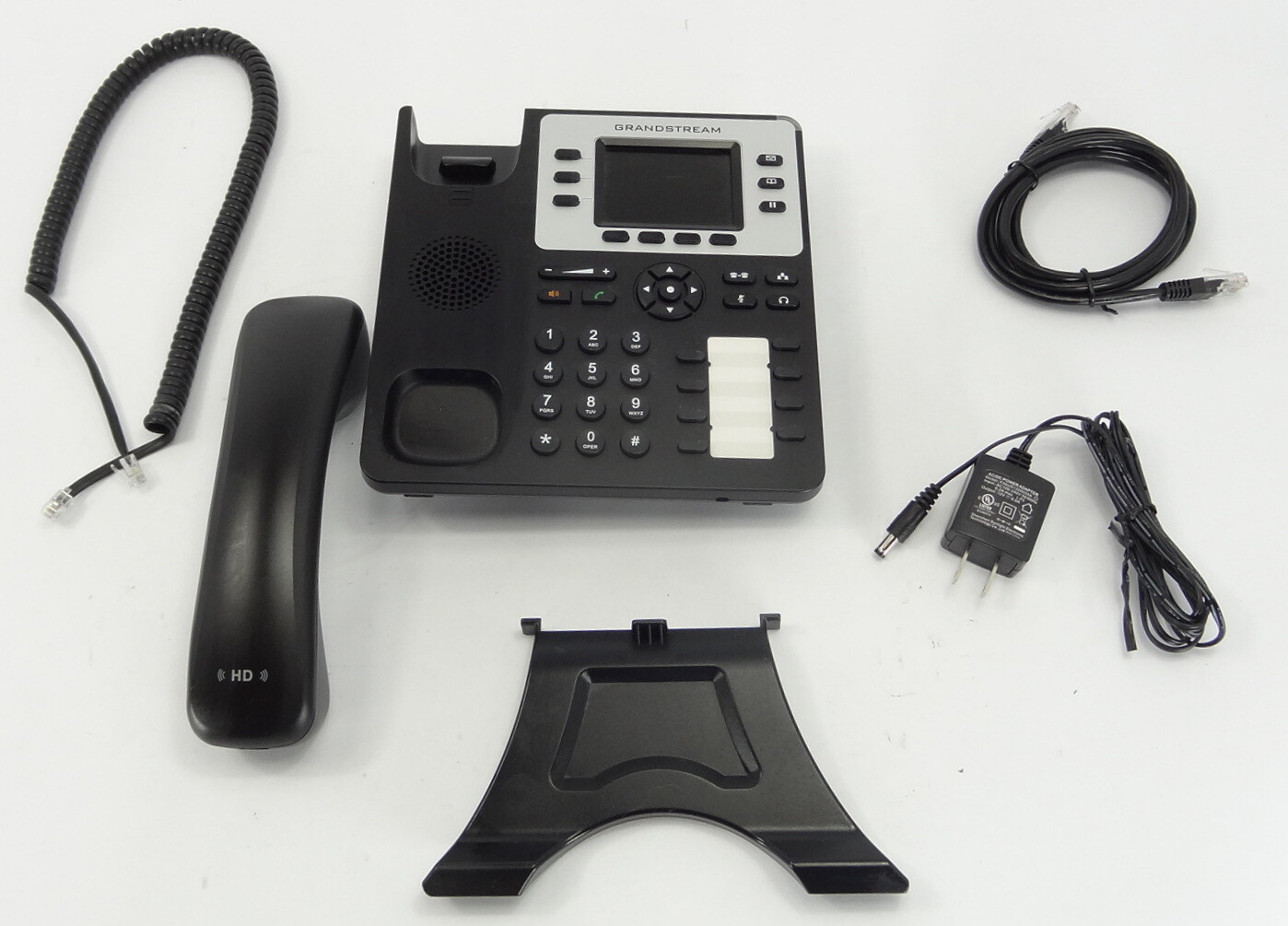 Lot of 214 Grandstream Enterprise IP Telephone GXP2130 (2.8" LCD, POE, AC Adaptr