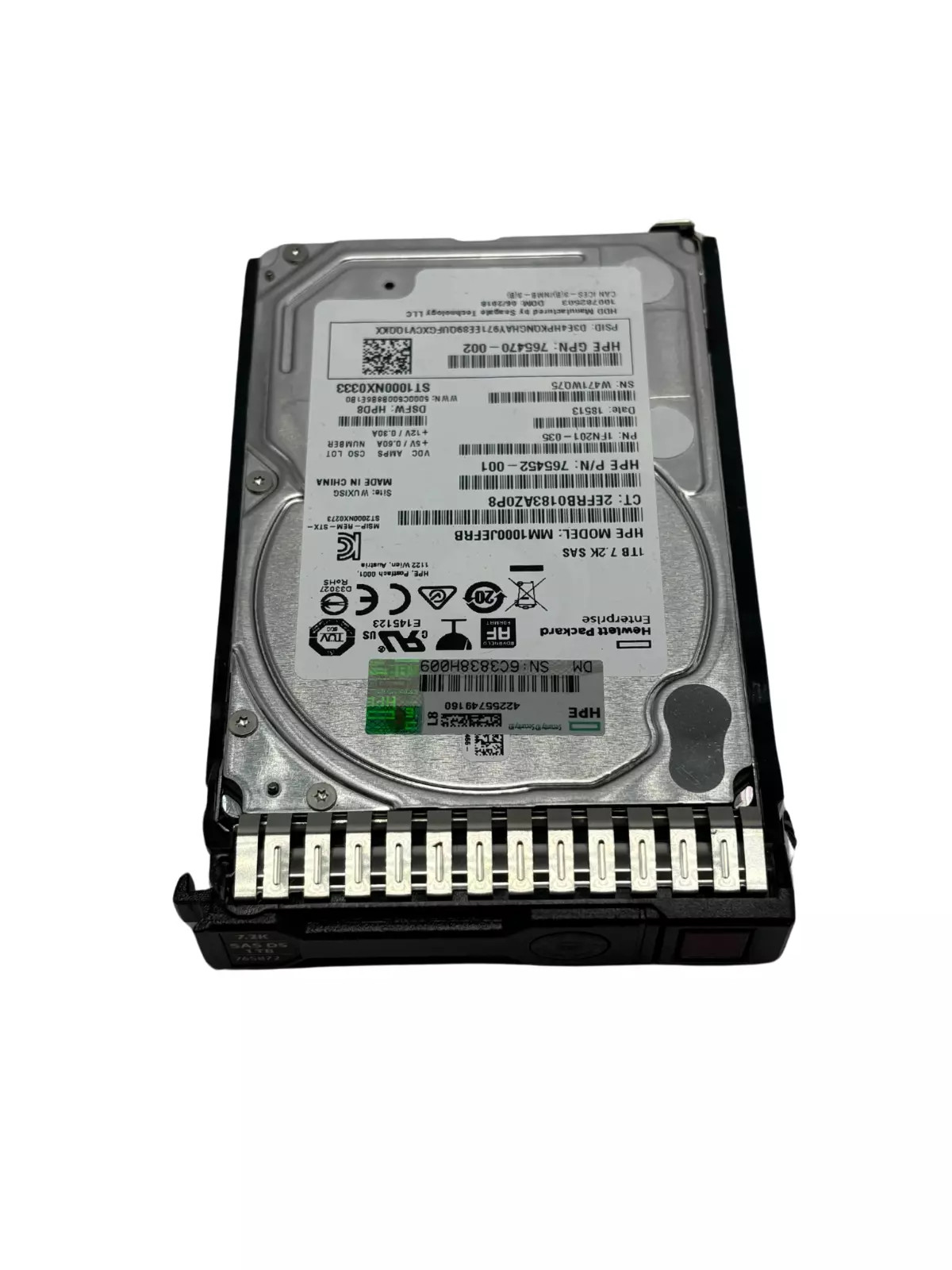 FOR HPE 765872-001 1TB 765464-B21 7.2K HP SAS 12G 2.5 inch G8 G9 HDD hard drive