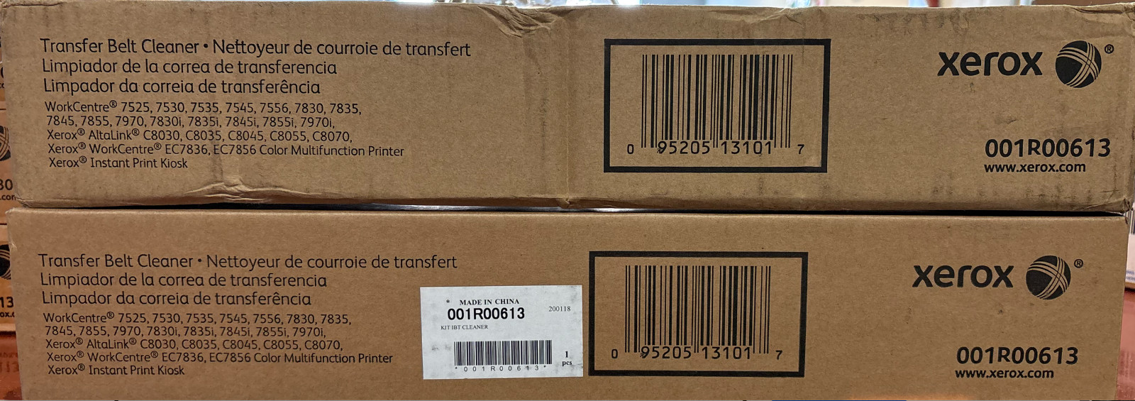 Xerox 001R00613 Transfer Belt Cleaner OEM NEW Genuine Sealed WC 7525 7530 7535