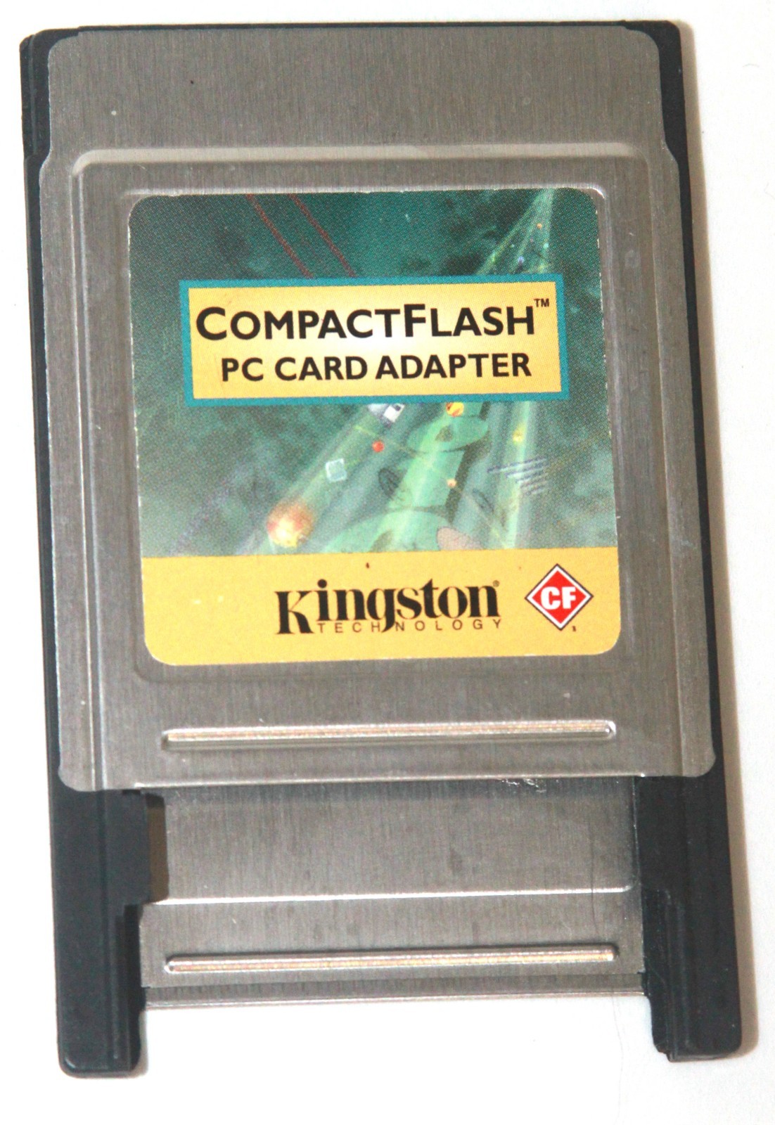 Vintage Kingston Compact Flash CF PC Card Adapter Tested Works Rare CF / ADP USA