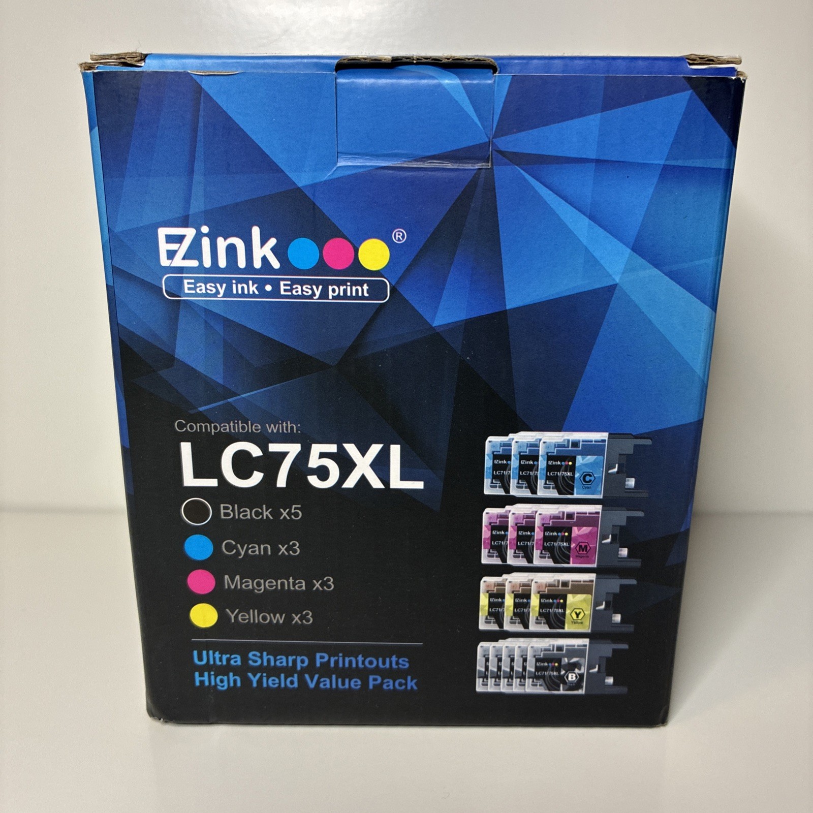 EZInk 11 Compatible Cartridge LC75XL 5 Black, 2 Cyan, 2 Magenta, 2 Yellow