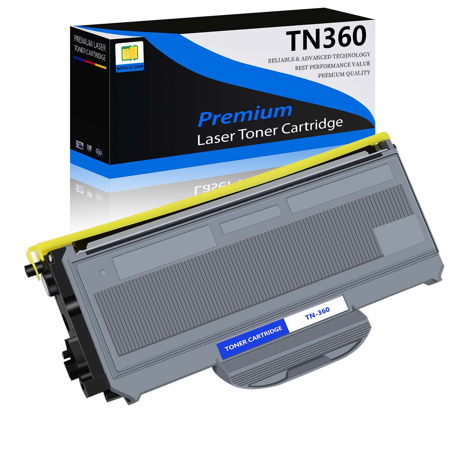 TN360 330 High Capacity Toner Cartridge for Brother HL-2140 2170W MFC-7340 7840W