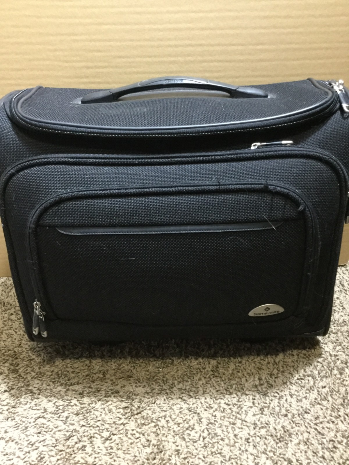 Samsonite Wheeled Rolling Laptop Case Black