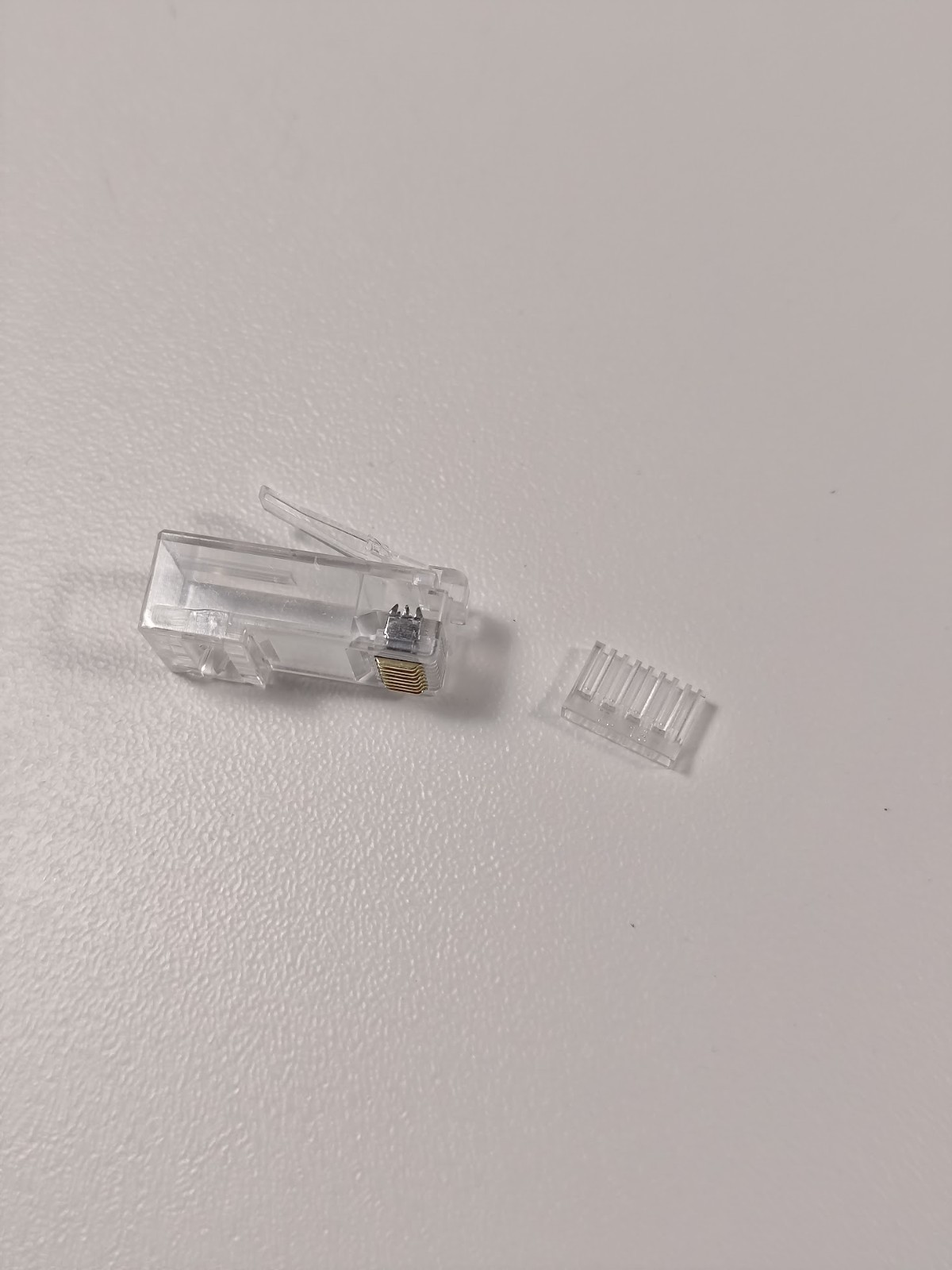 Monoprice 8P8C RJ45 Plug W/ Inserts for Solid Cat6 Ethernet Cable, 10 pcs/pack