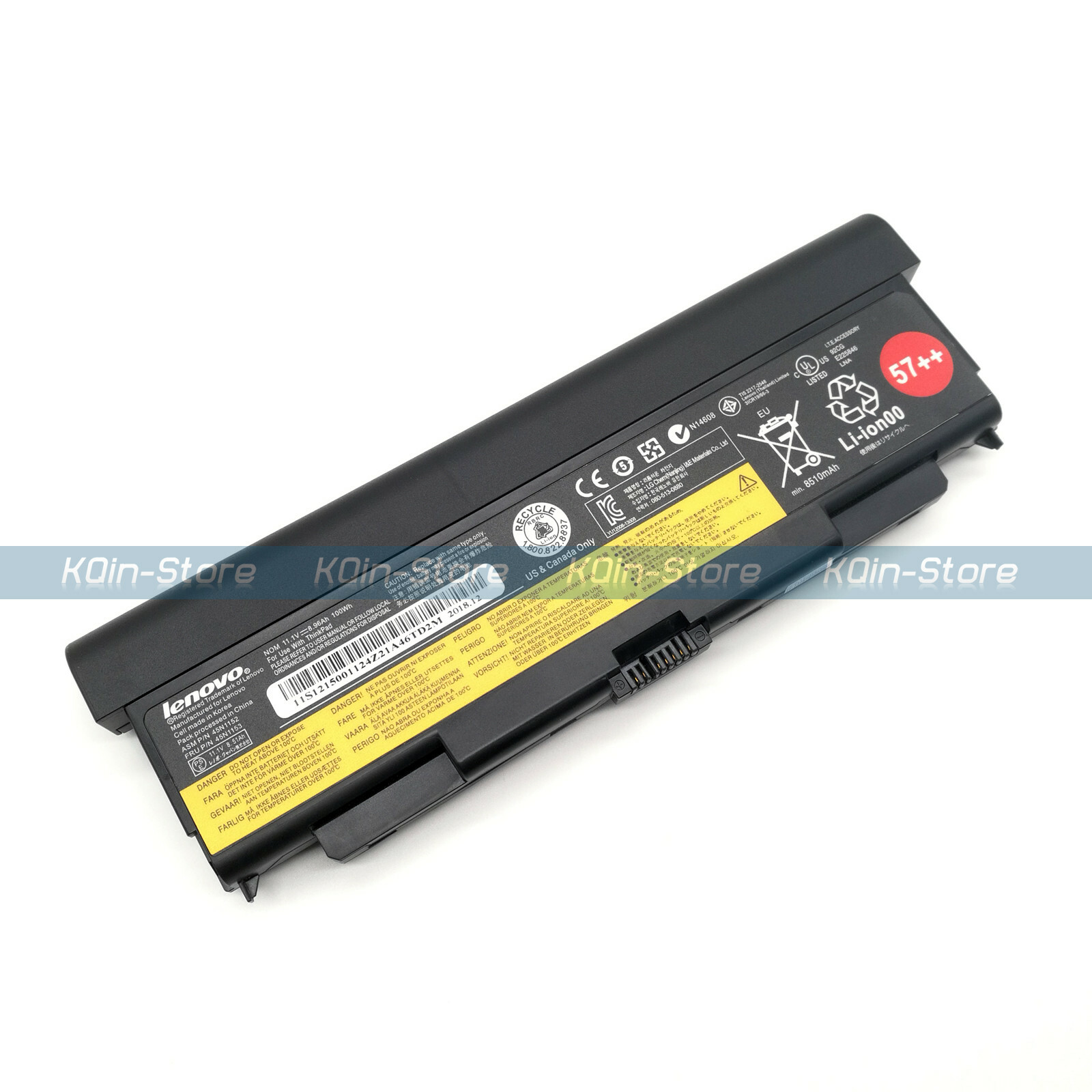 Genuine 100Wh 57+ 57++ Battery for Lenovo ThinkPad L440 L540 T440p T540p W540