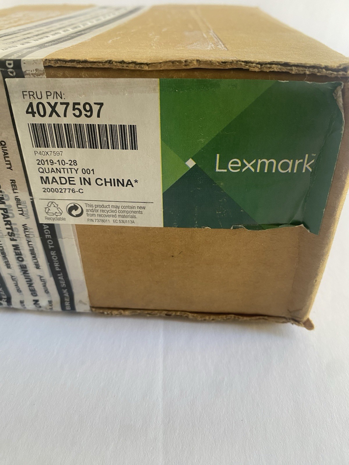 Lexmark 40X7597 OEM Printhead Laser Scanner MS710 MS711 MS810 MS811 MS812