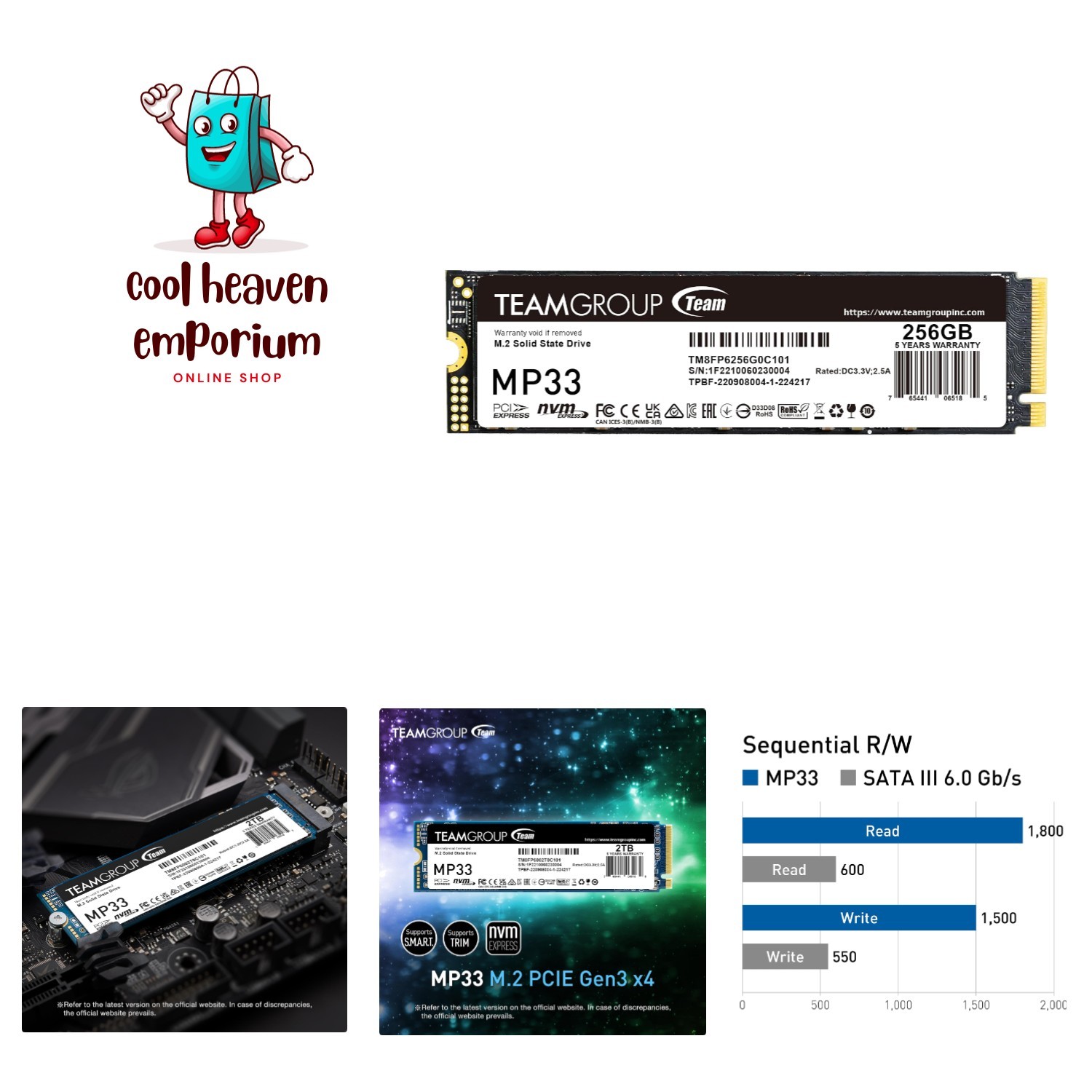 High-Performance 256GB SSD – M.2 2280 NVMe for Desktop and Laptop Power Users