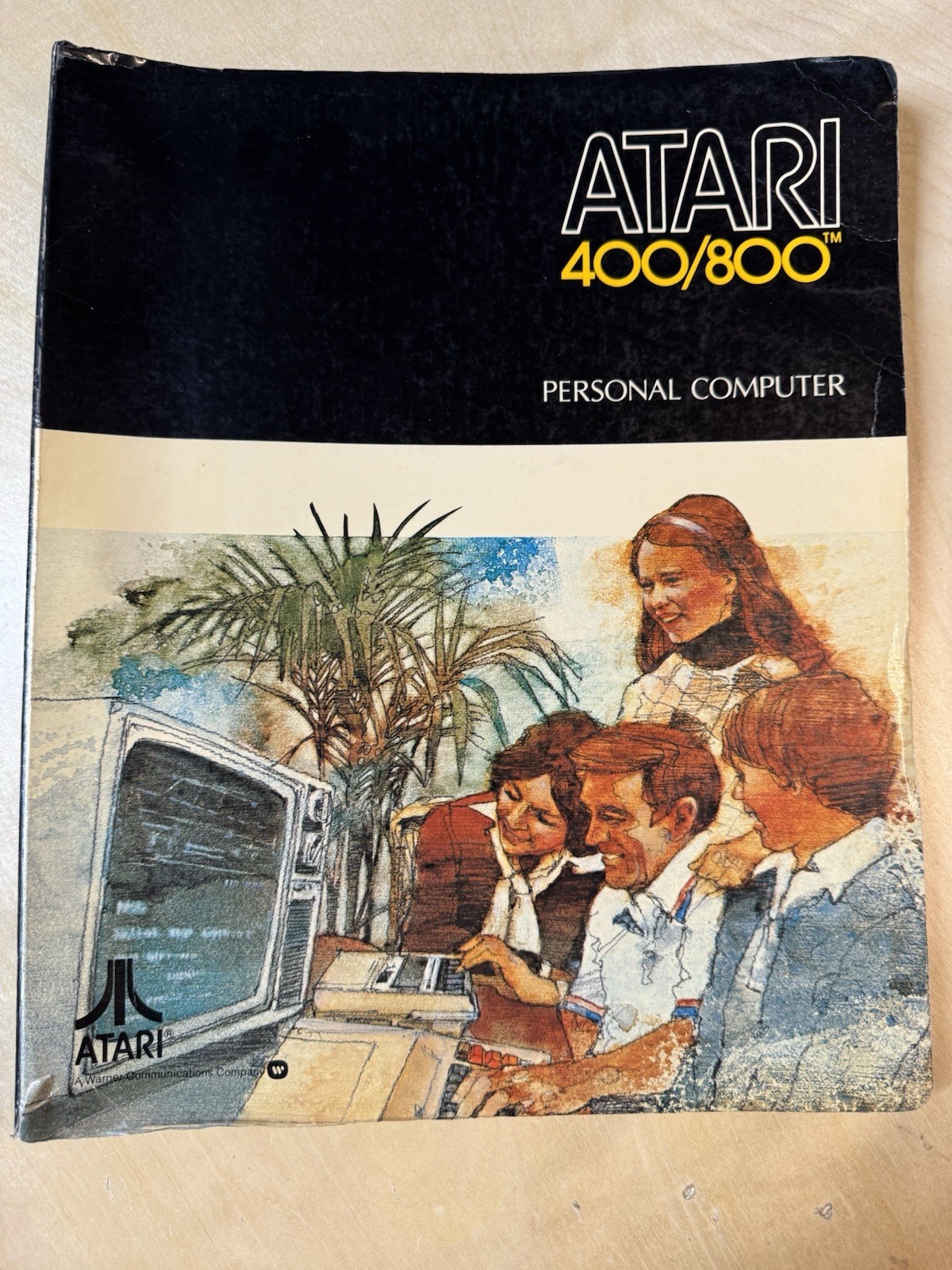 Original ATARI 400/800 Personal Computer Basic Reference Binder Manual Guide