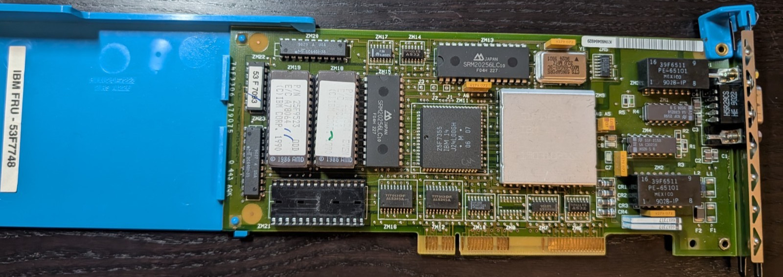 IBM 53F7748 MCA 16/4 /A Token Ring Adapter Eprom Even: 25F9524 Odd: 25F9523