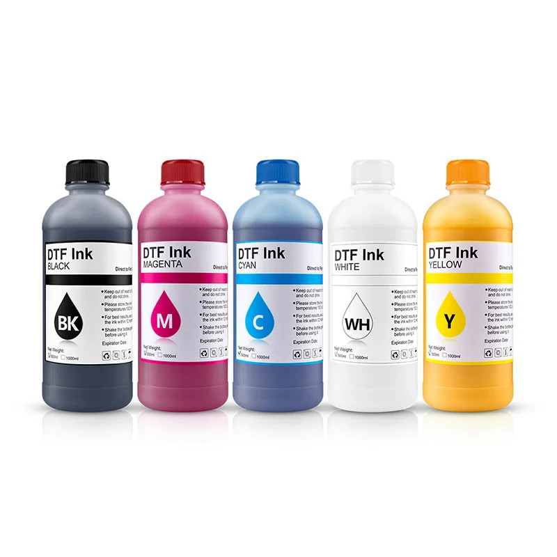 5x1000ML DTF Pigment Ink for Eps XP600 L1800 L1805 P600 P800 4720 I3200 Printer