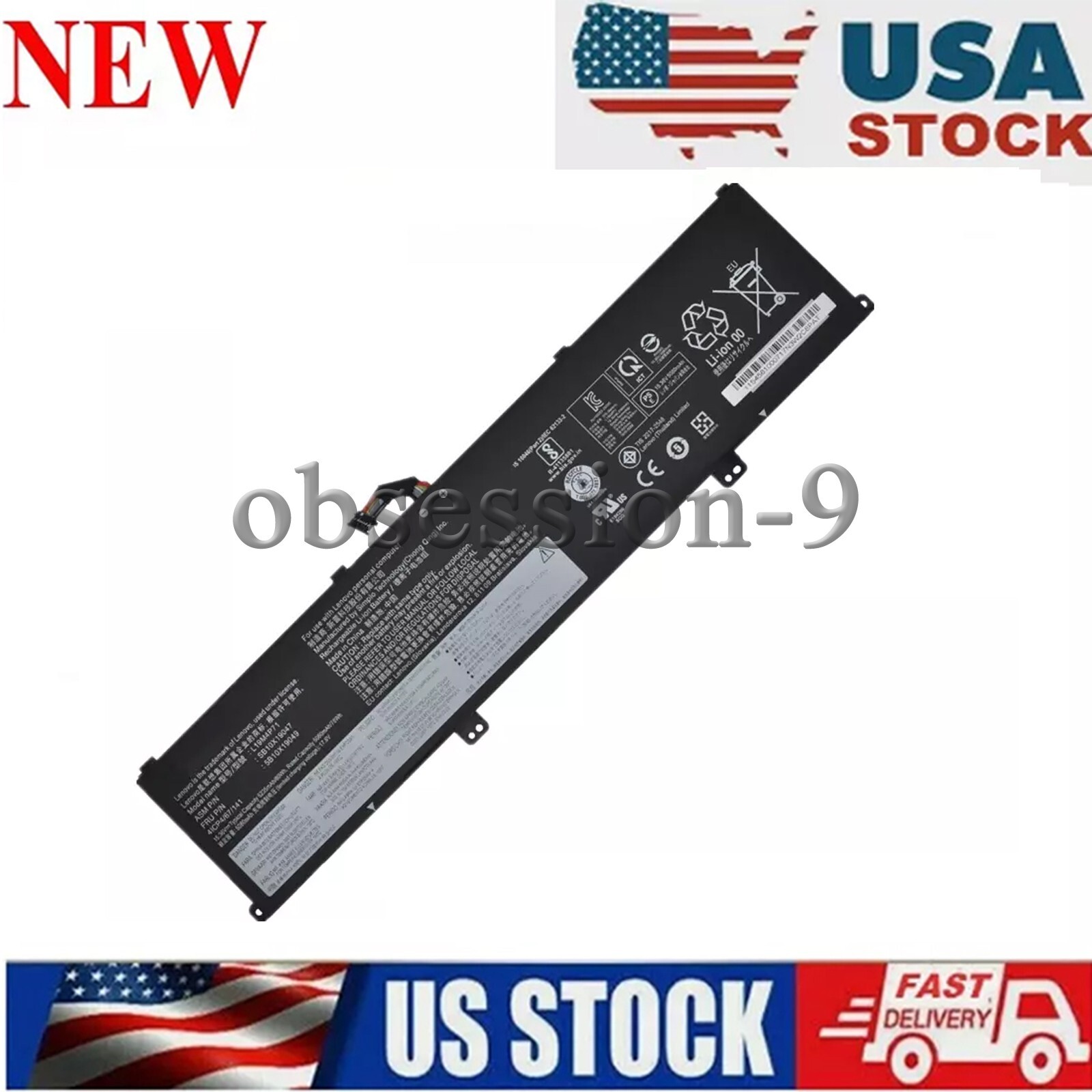 L19C4P71 L19M4P71 L19L4P71 Battery for LENOVO ThinkPad X1 Extreme P1 3rd Gen