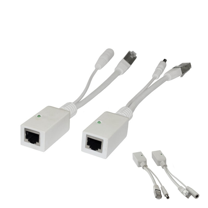 Gigabit Passive PoE Injector and Splitter Kit 9~48V