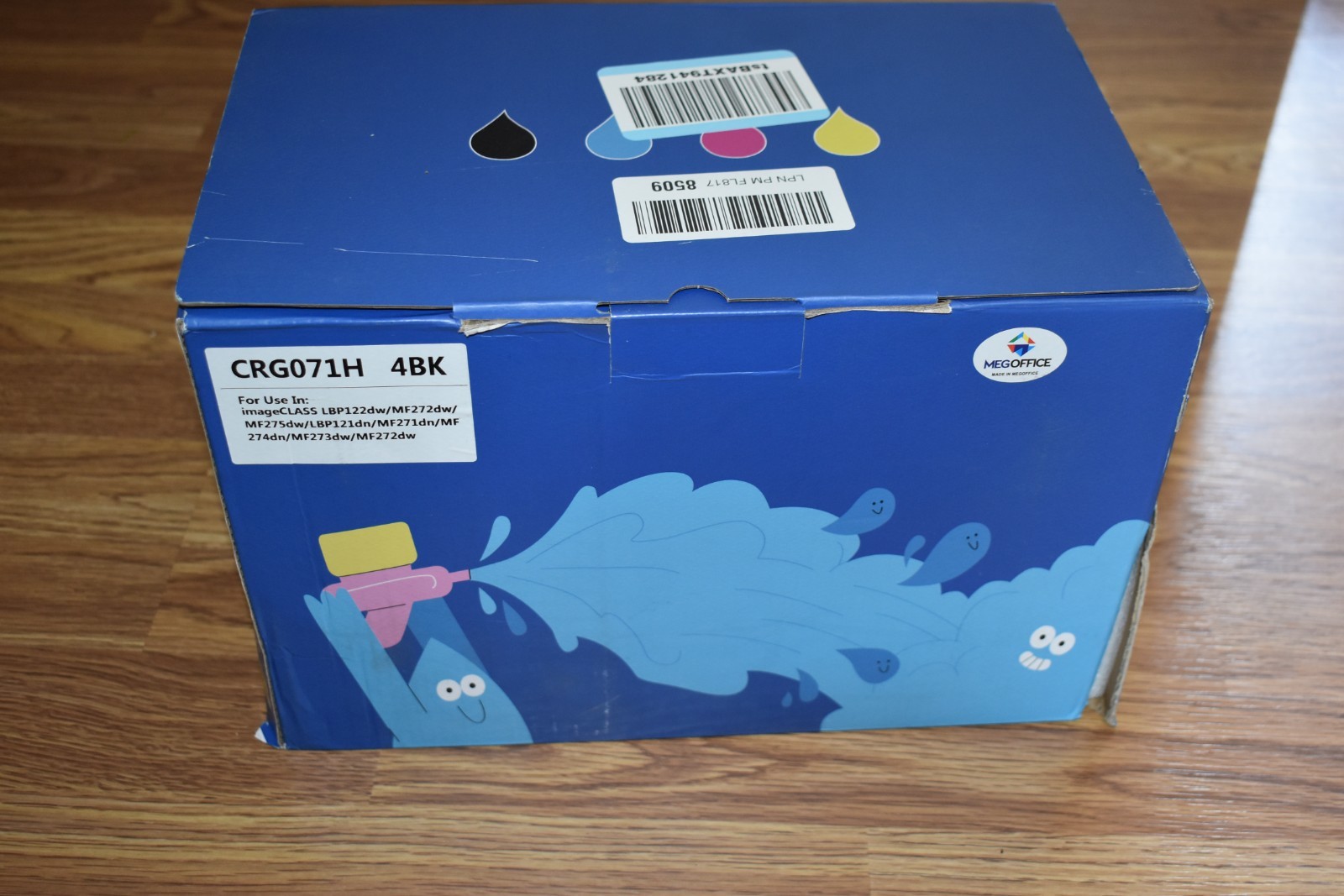 071H CRG071H 4 Pack Black High Yield Toner Cartridge Replacement for Canon