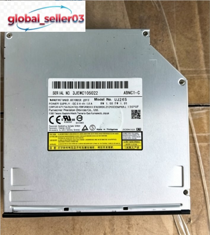 UJ265 Slot Load Blu-ray Burner Optical Drive Player 12.7mm SATA UJ-265
