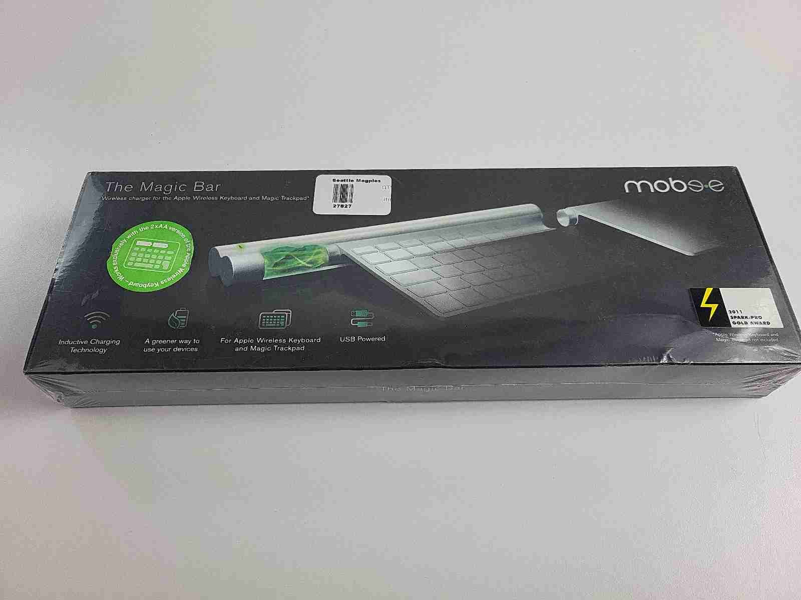 Mobee Magic Bar Wireless Charger - Apple Wireless Keyboard & Trackpad - NEW