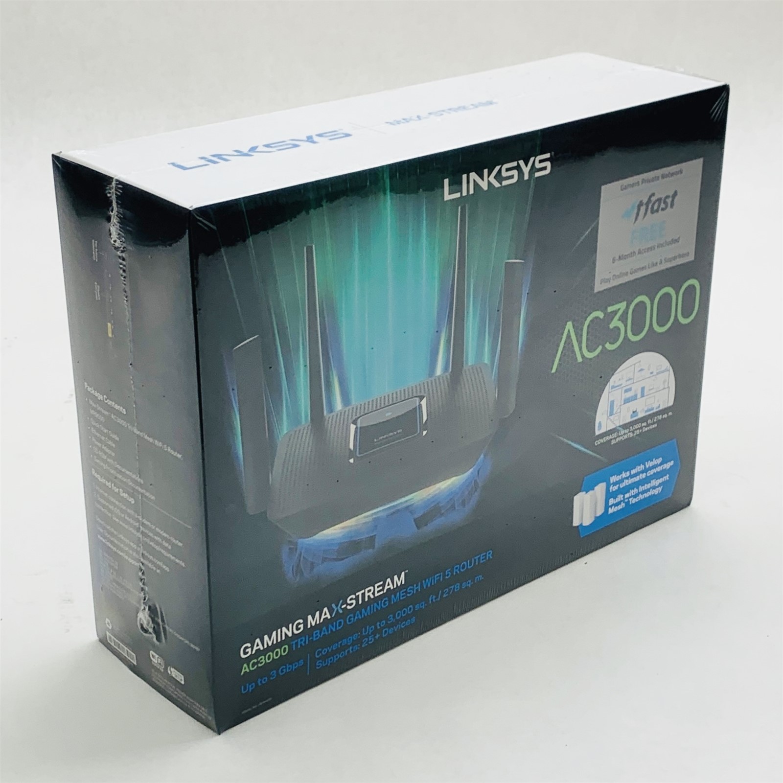 Linksys MR9000X-CN AC3000 Tri-Band Gaming Mesh WiFi 5 Router Chinese Version New