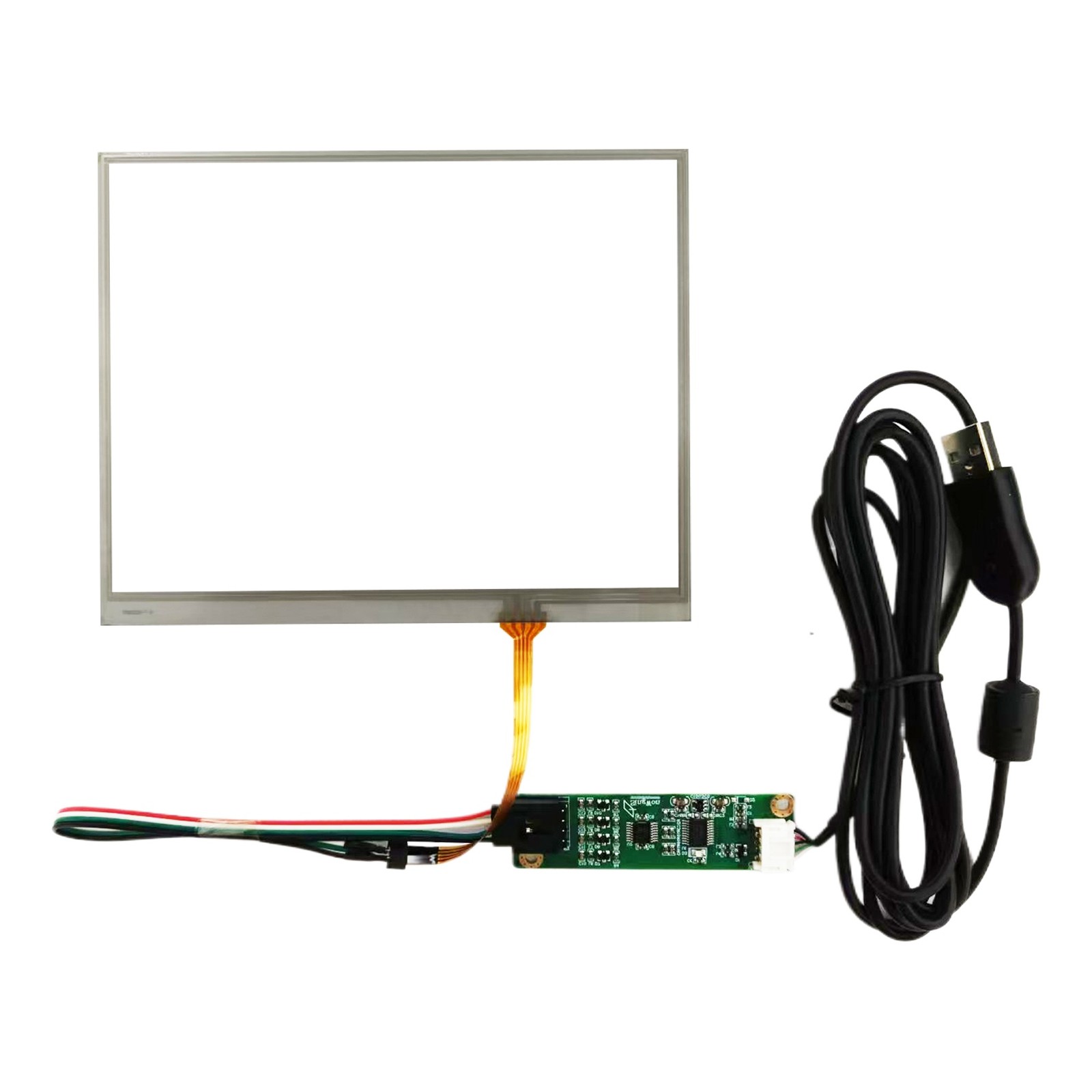 7inch 4-Wire Resistive Touch Panel For 4:3 800x600 LCD Screen USB Controller