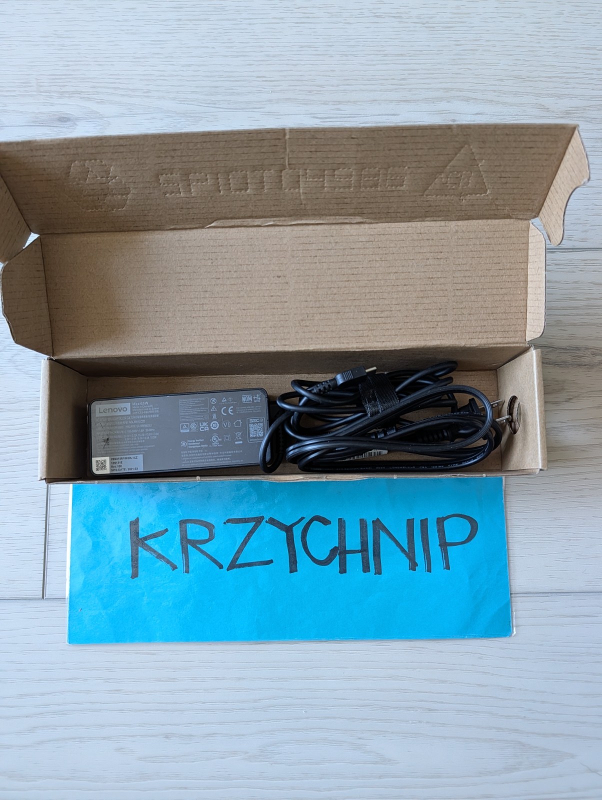 Genuine Lenovo 65W USB-C AC Adapter Charger ADLX65YLC2D (5A10W86253 SA10R16920)