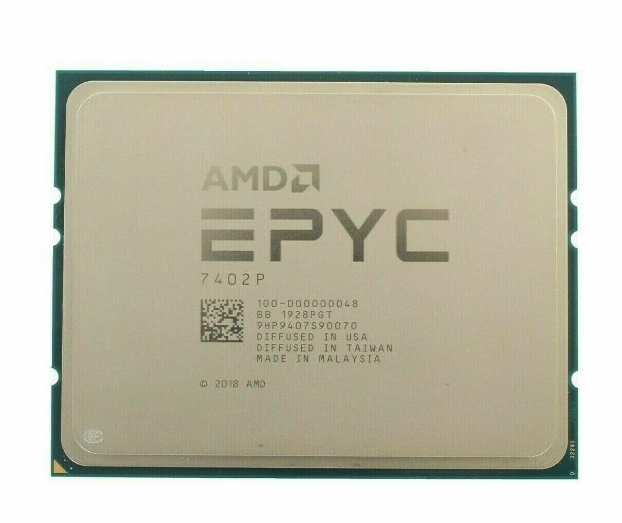AMD EPYC 7402P 24C 2.8GHz 3.35GHz 128MB Socket SP3 1P 180W