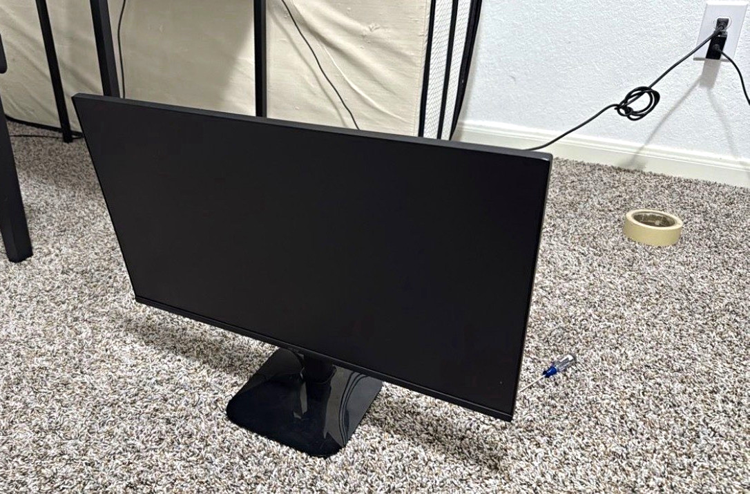 Acer KA24ZY 23.8" LED Backlight Monitor 16:9 Black HDMI VGA Used