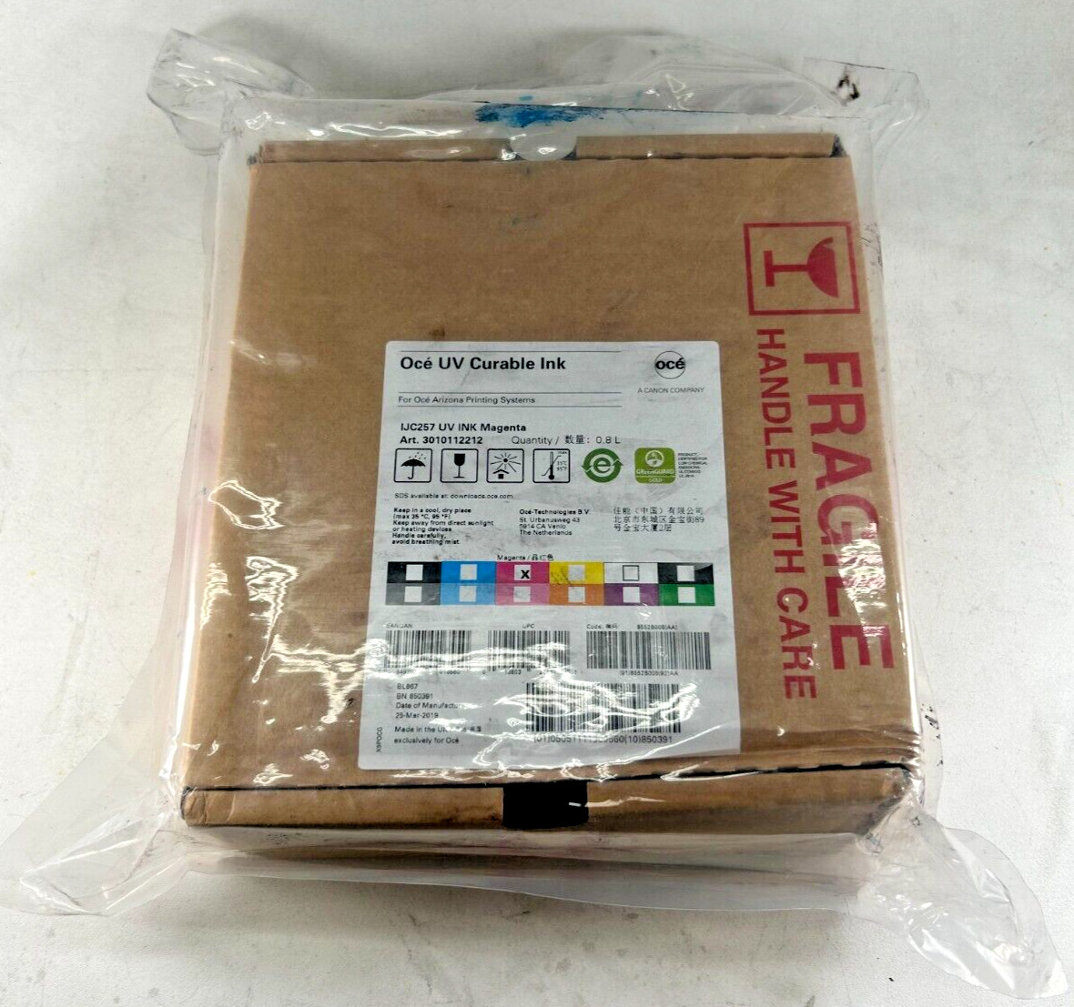Genuine Oce IJC257 UV INK Magenta for Arizona Printing Systems