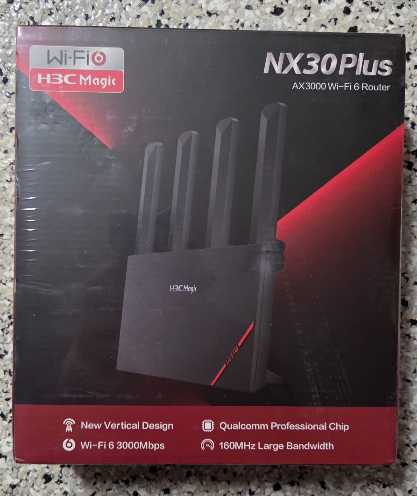 H3C Magic AX3000 NX30+ Gigabit. Wifi 6 3000 Mbps. Wireless Router Factory Sealed