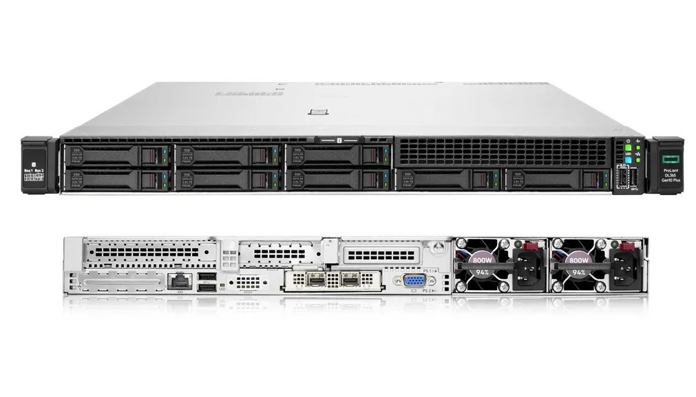 HPE DL365 Gen10 Plus 2x EPYC 73F3 3.5GHz 64GB RAM DDR4 8x SFF RAID 2x 800W PSU
