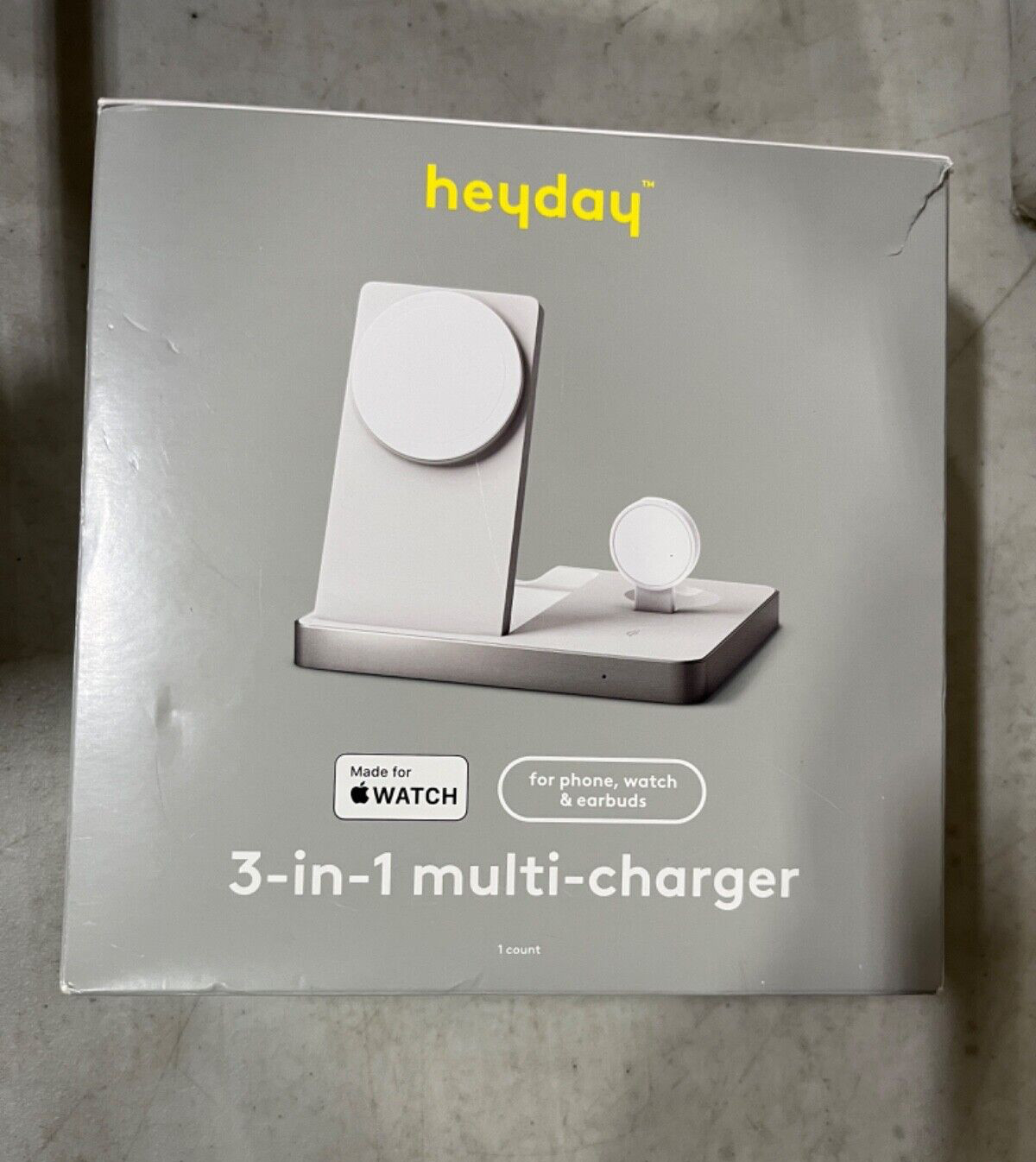 heyday MAGSAFE 3-in-1 MULTI-CHARGER