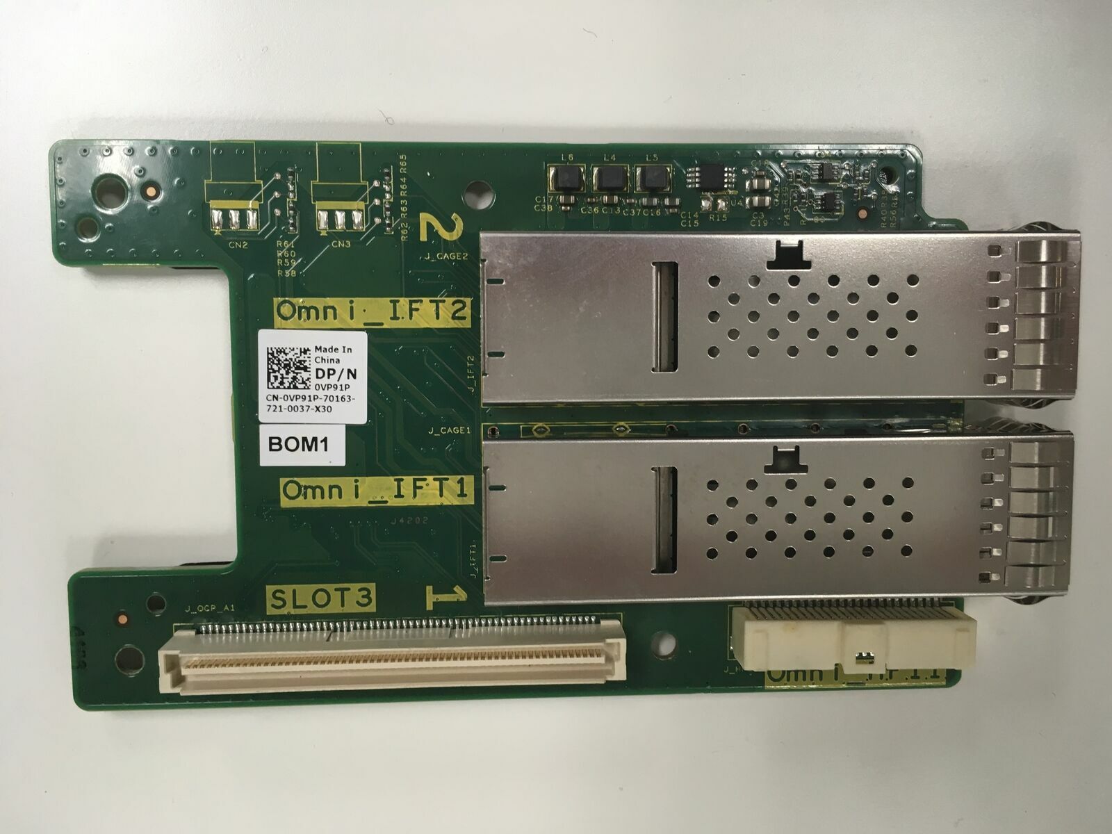 DELL / INTEL OMNI PATH HFI 100 OPEN COMPUTE PROJECT OCP MEZZANINE CARD VP91P