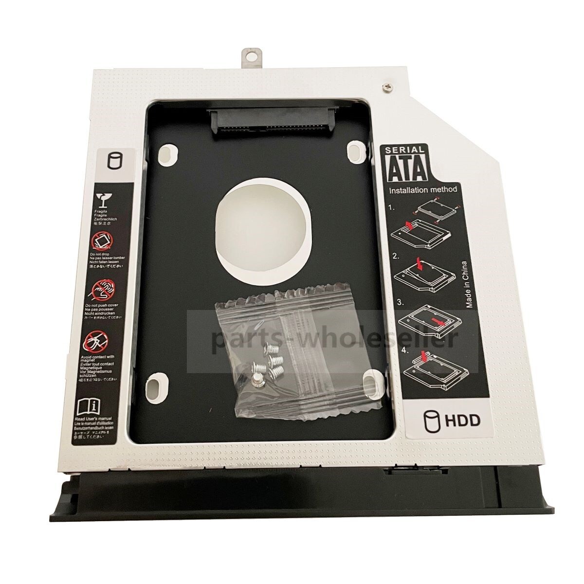 Bezel Faceplate 2nd HDD SSD Hard Drive Tray Caddy for Lenovo IdeaPad 330C Series
