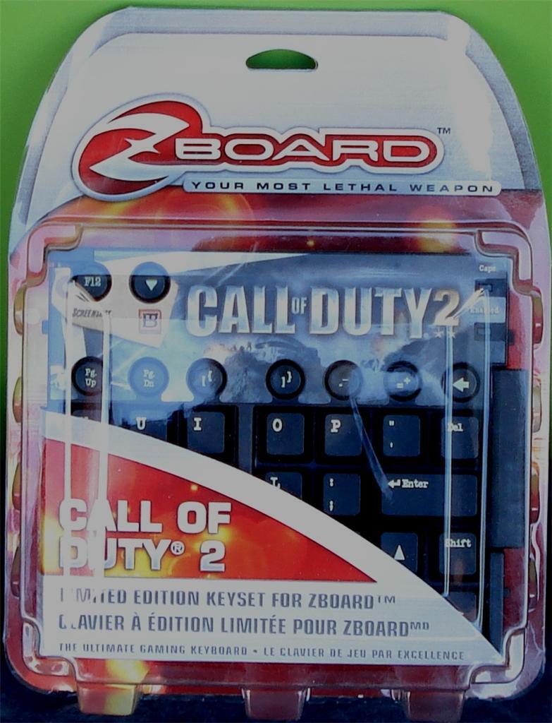 Steelseries / Ideazon ZBoard Call of Duty 2 Limited Ed Gaming Keyset -  BRANDNEW