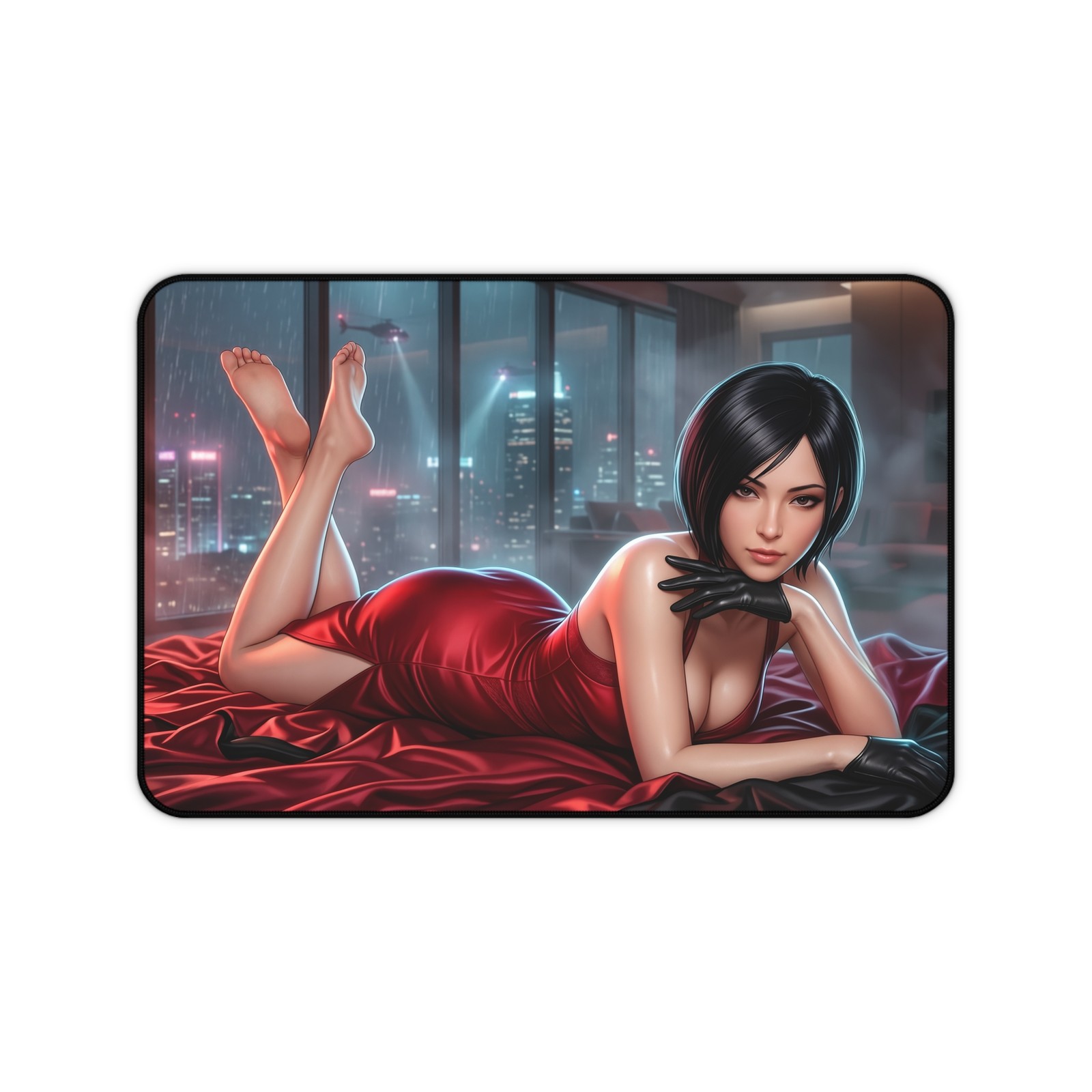 Ada Wong Resident Evil XXL Gaming Desk Mat Mouse Pad PC Gamer Setup