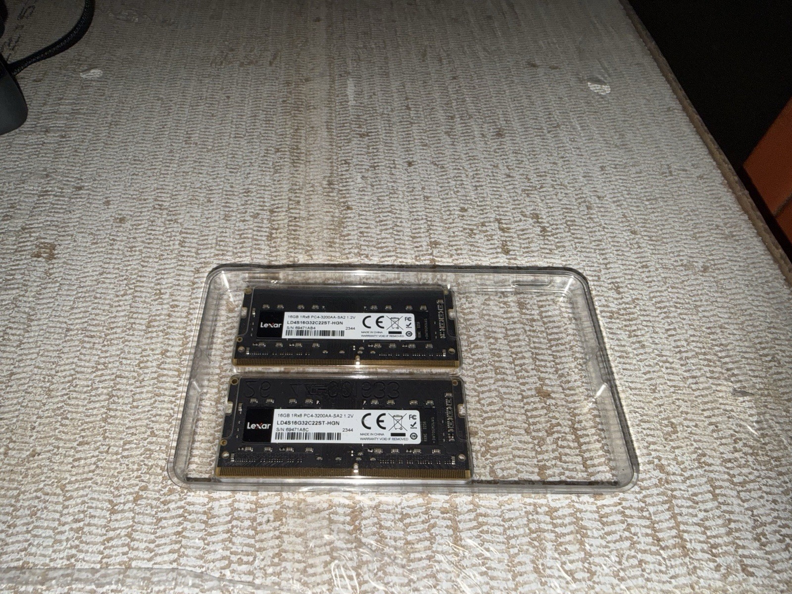 16GB Lexar 1Rx8 PC4-3200AA-SA2 1.2V SODIMM Laptop Memory