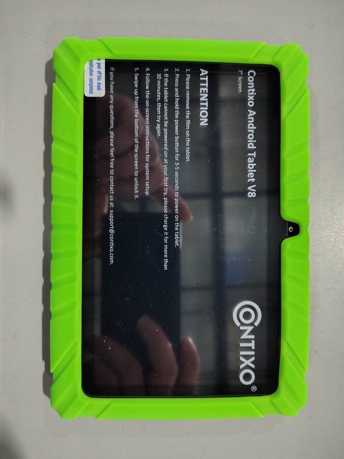 CONTIXO V8-2 7" TOUCHSCREEN 16GB MEMORY ANDROID TABLET PROTECTIVE CASE - GREEN